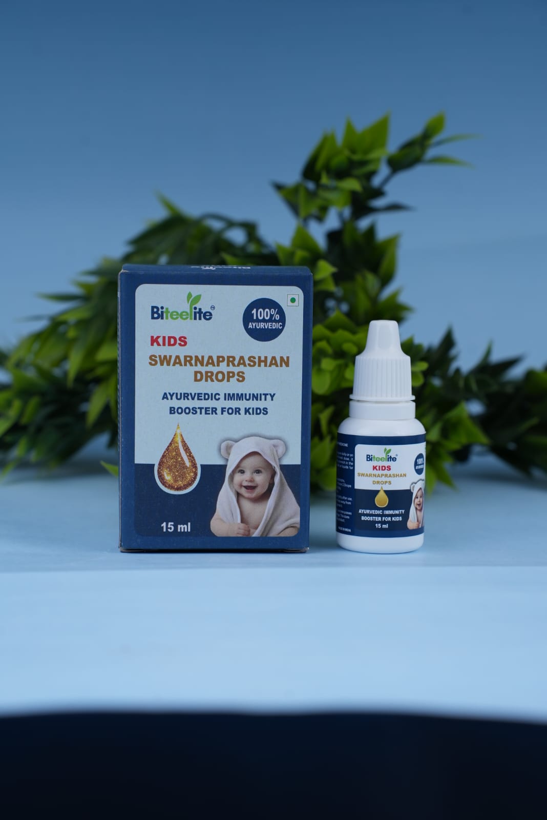 Biteelite Kids Swarnaprashan Drops – Ayurvedic Immunity Booster for Children (15ml Pack Of 1)